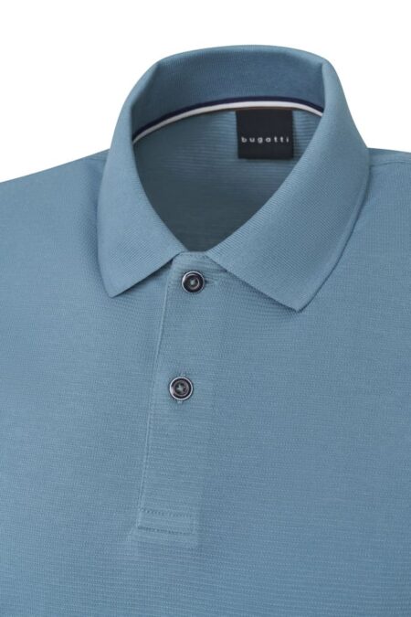 POLO TRAMA OPERATA RIGHINE EGGSHELL BLUE
