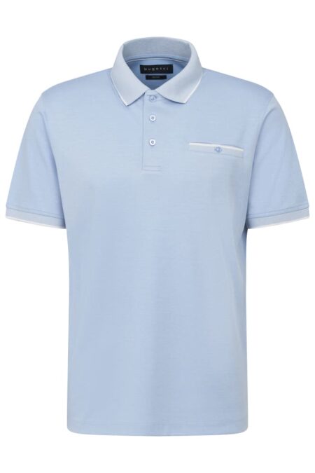 POLO NO STIRO COLOR CELESTE