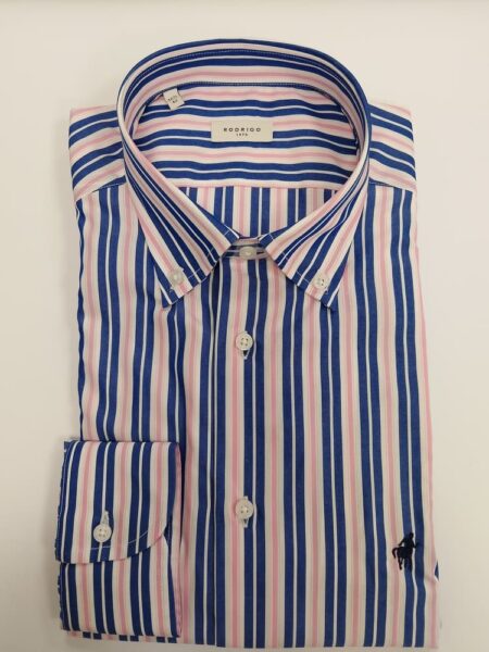 CAMICIA RODRIGO RIGATA ROSA-BLU-BIANCO