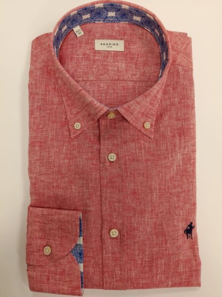 CAMICIA RODRIGO ROSSO FIAMMATO