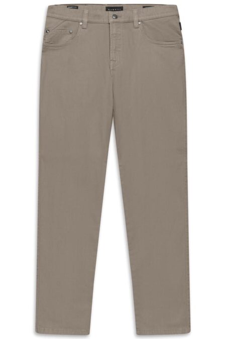 pantaloni bugatti 5 tasche flexcity nocciola