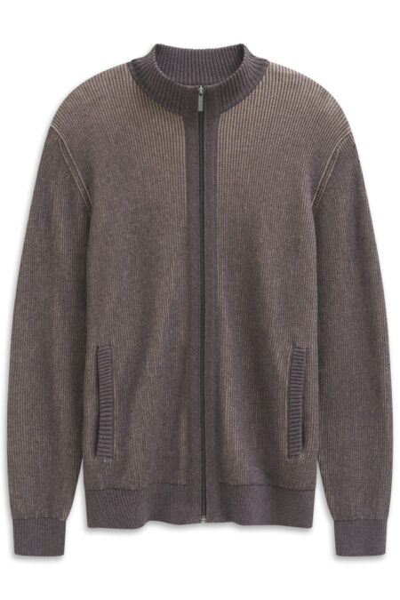 BUGATTI GIACCA COTONE-CASHMERE MARRONE