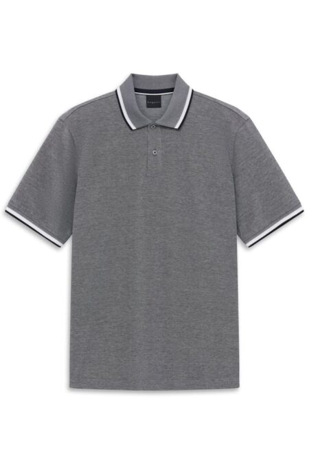 BUGATTI POLO MELANGE GRIGIO