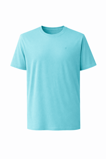 BUGATTI T-SHIRT NO STIRO TURCHESE