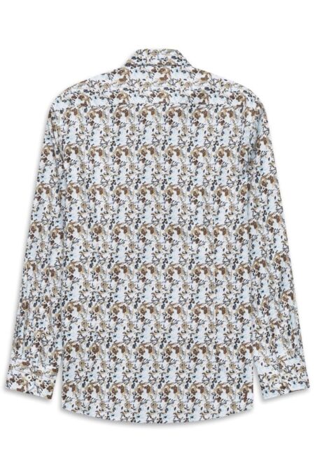 camicia bugatti macchia marrone