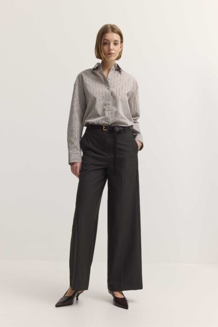 BUGATTI PANTALONI CON PIEGA MARRONI