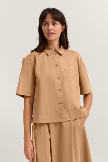 BUGATTI DONNA CAMICIA COGNAC